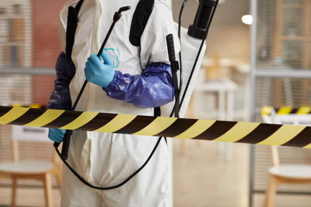 Professional Hoarding Cleanup technician working in Port Orford, OR